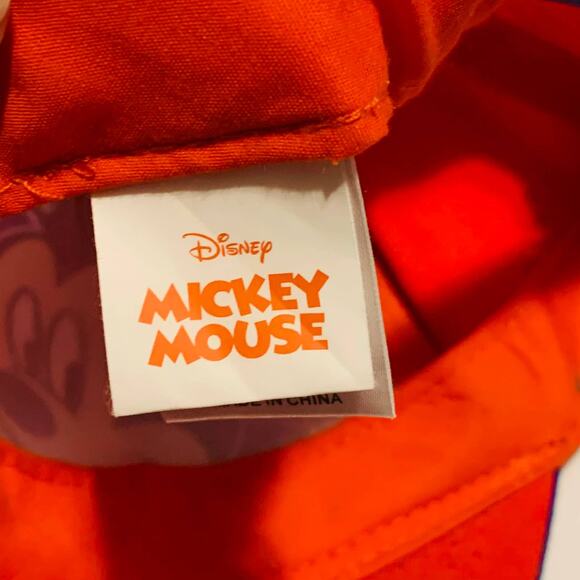 Disney Mickey Mouse MVP 28 Childs Kids Hat Cap Adjustable Strap  Red Blue - Picture 4 of 6